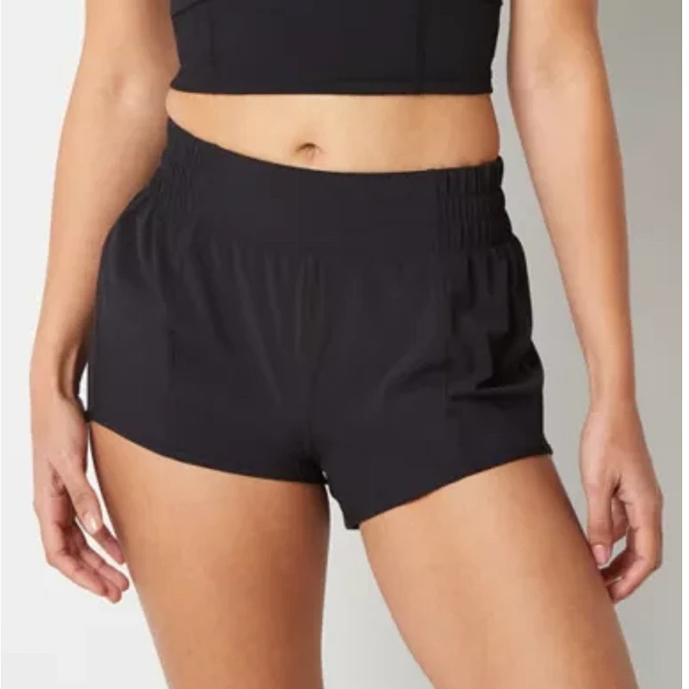 Arizona Mid Rise Shortie Short- - Picture 2 of 7